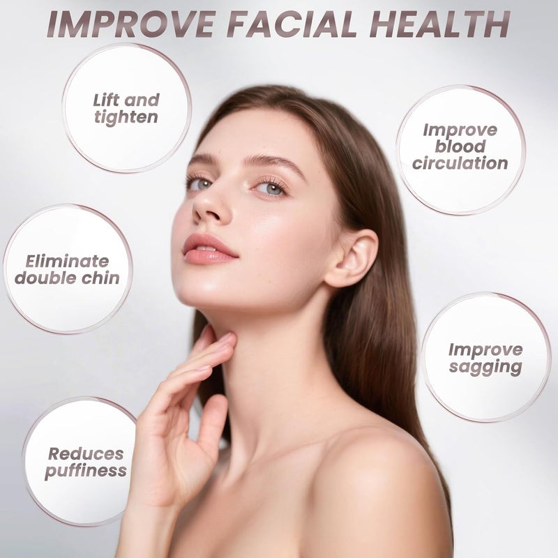 Holifada Lymphatic Contour Face Brush,Dry Brushing Face Brush, Lymphatic Drainage Massager for Face,Chin & Jawline Sculpting Designed to Fit The Skin Precisely and Relieve Fatigue (2Pcs) - Image 5